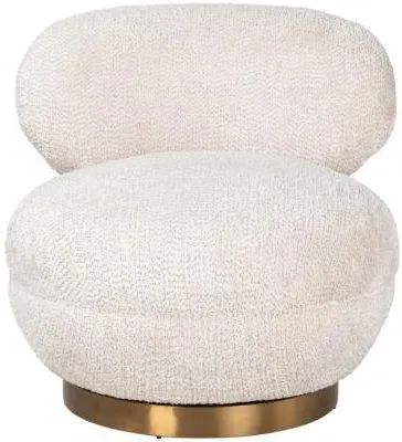 Jace Accent Chair - Cream, Fabric image