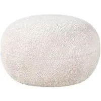 Jace Fabric Pouffe - Cream