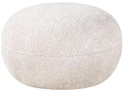 Jace Fabric Pouffe - Cream