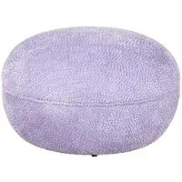 Jace Fabric Pouffe - Purple