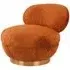 Jace Swivel Chair - Cinnamon, Fabric