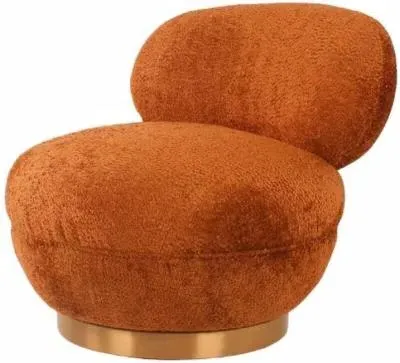 Jace Swivel Chair - Cinnamon, Fabric image