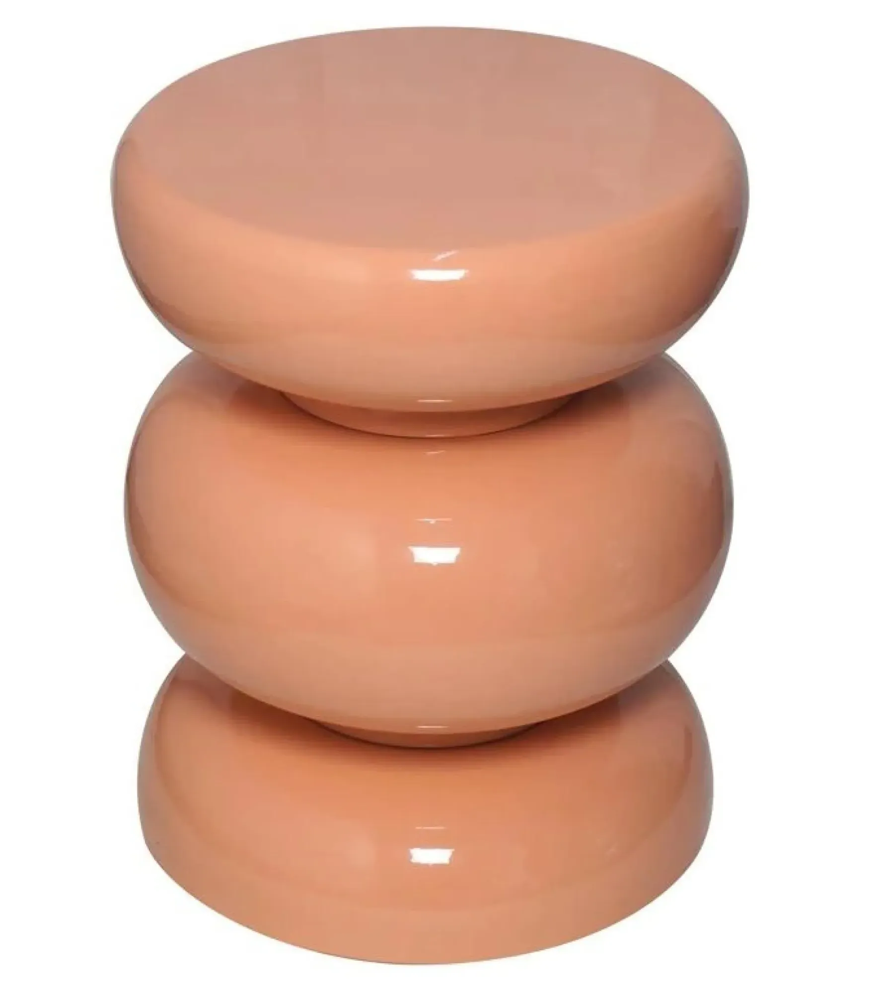 Jari Round End Table - Blush Pink