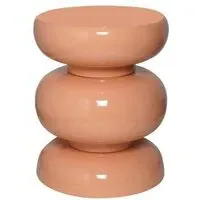 Jari Round End Table - Blush Pink