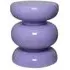 Jari Round End Table - Purple