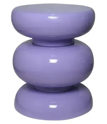 Jari Round End Table - Purple