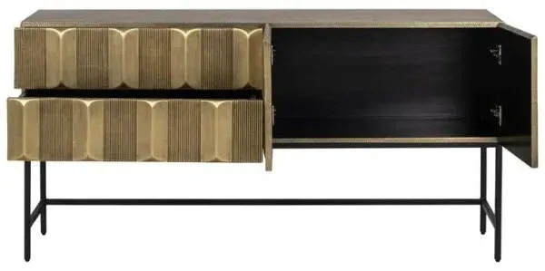 Jaxx Large 2 Door Sideboard - Gold
