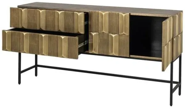 Jaxx Large 2 Door Sideboard - Gold