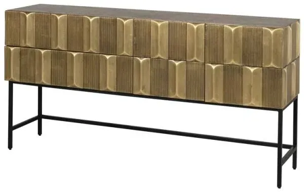 Jaxx Large 2 Door Sideboard - Gold