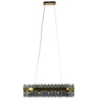 Julio Glass Chandelier - Brushed Gold