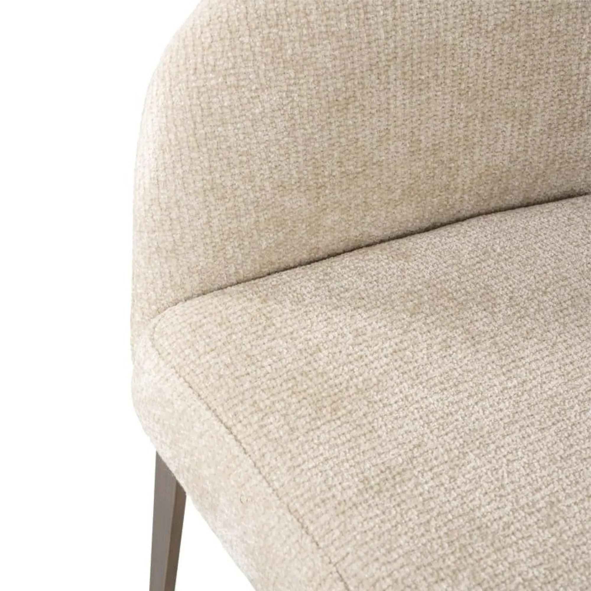Kenzi Dining Chair - Cream, Fabric