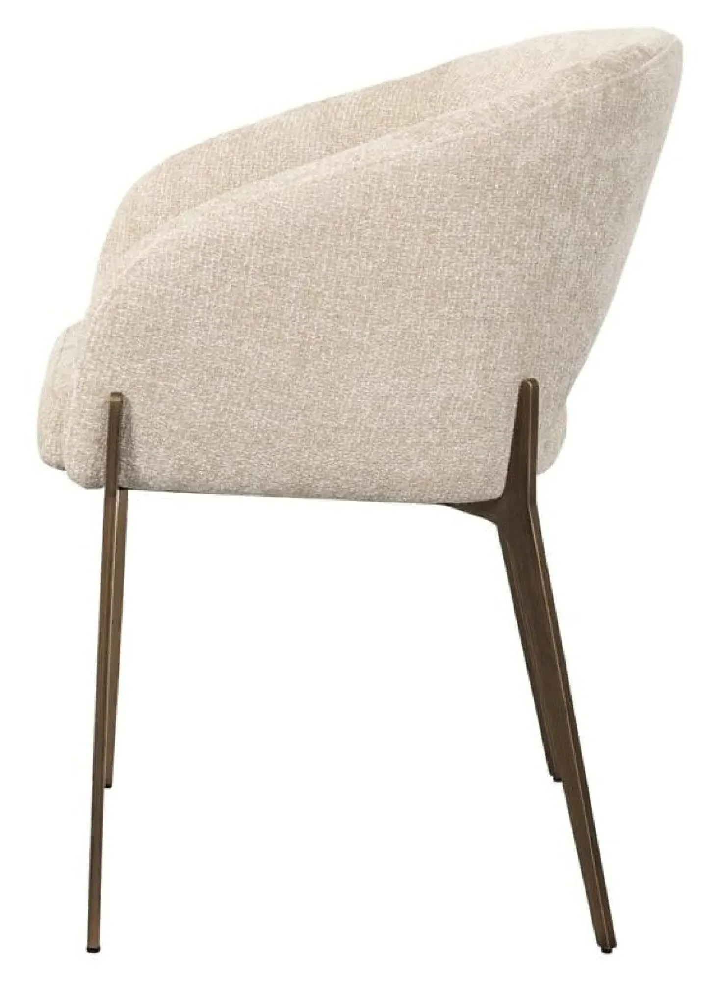 Kenzi Dining Chair - Cream, Fabric