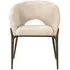 Kenzi Dining Chair - Cream, Fabric