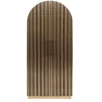 Les Arcs 2 Door Hall Cabinet - Brushed Gold