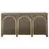 Les Arcs 3 Door Large Sideboard - Brushed Gold