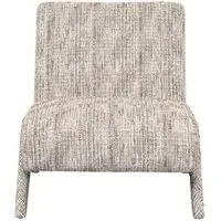 Lexi Lounge Chair - Beige, Fabric