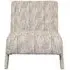 Lexi Lounge Chair - Beige, Fabric