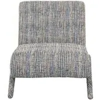 Lexi Lounge Chair - Blue, Fabric