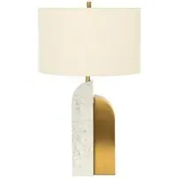 Liliana Table Lamp - White, Gold