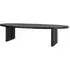Lilly 14 Seater Oval Dining Table - Dark Coffee