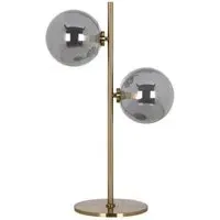 Lise Glass Table Lamp - Brushed Gold