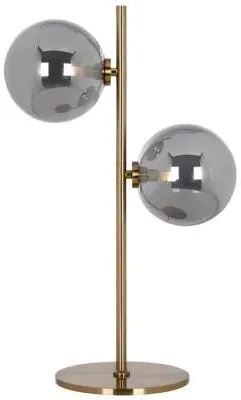 Lise Glass Table Lamp - Brushed Gold image