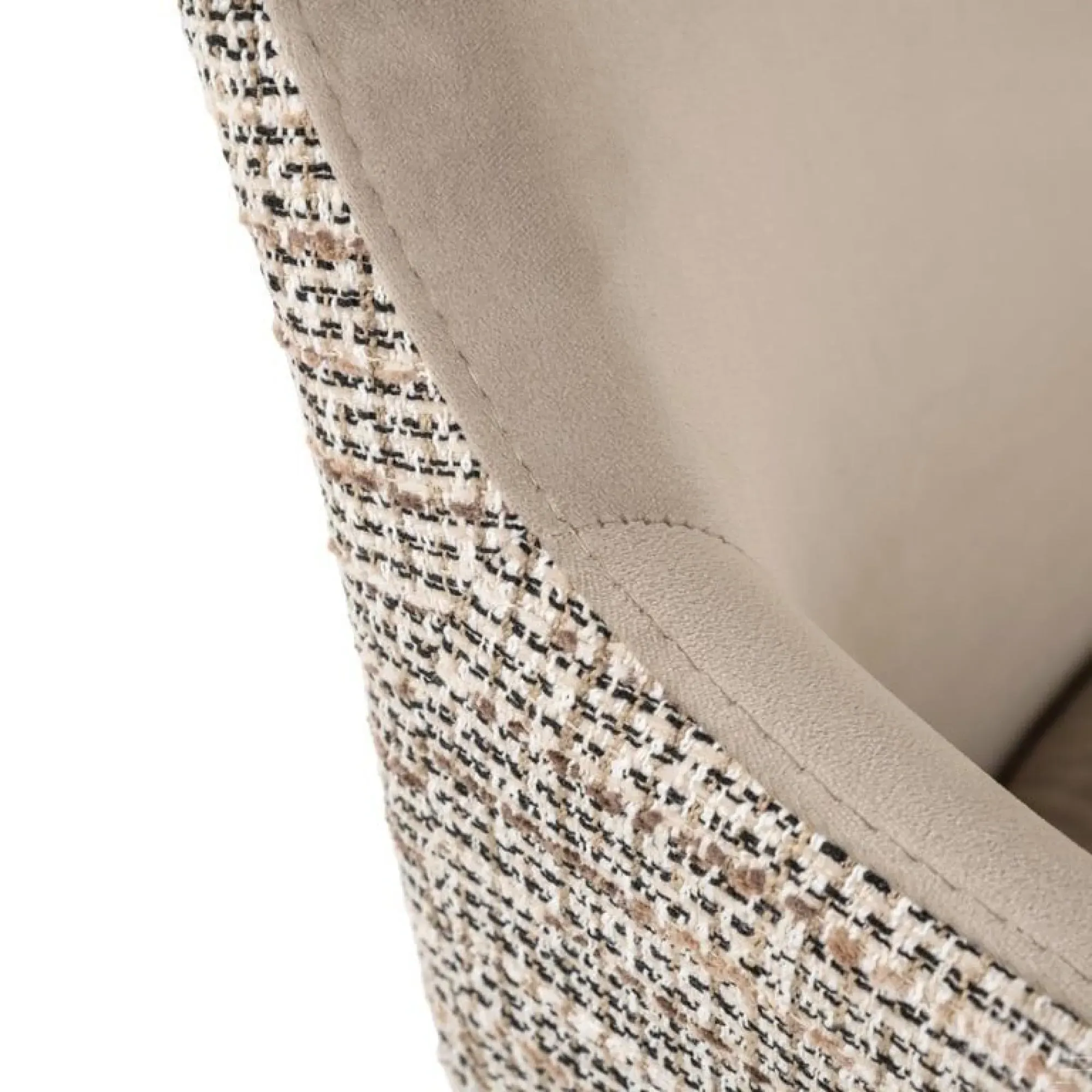 Lisonne Swivel Dining Chair with Brushed Gold Legs - Khaki, Velvet