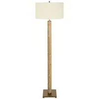 Loren Floor Lamp - Antique Brass, Marble