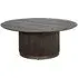 Luxor Round Coffee Table - Brushed Brass