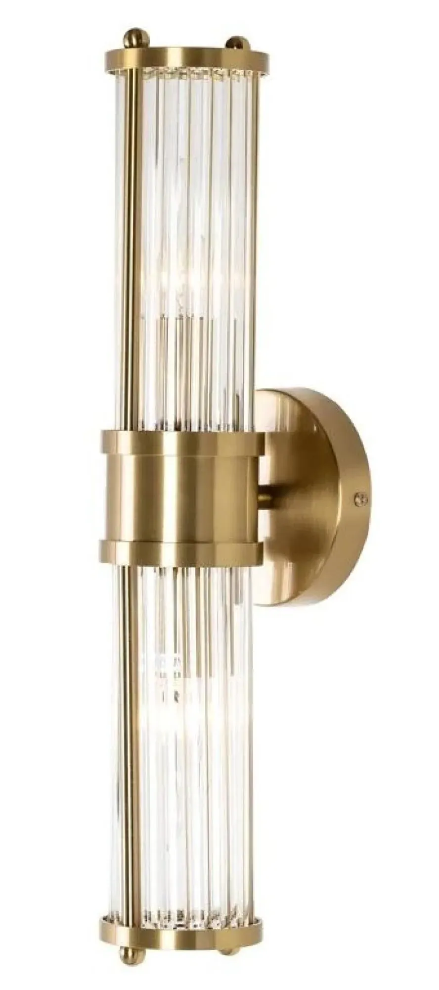 Lyan Glass Wall Lamp - Brushed Gold