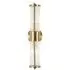 Lyan Glass Wall Lamp - Brushed Gold