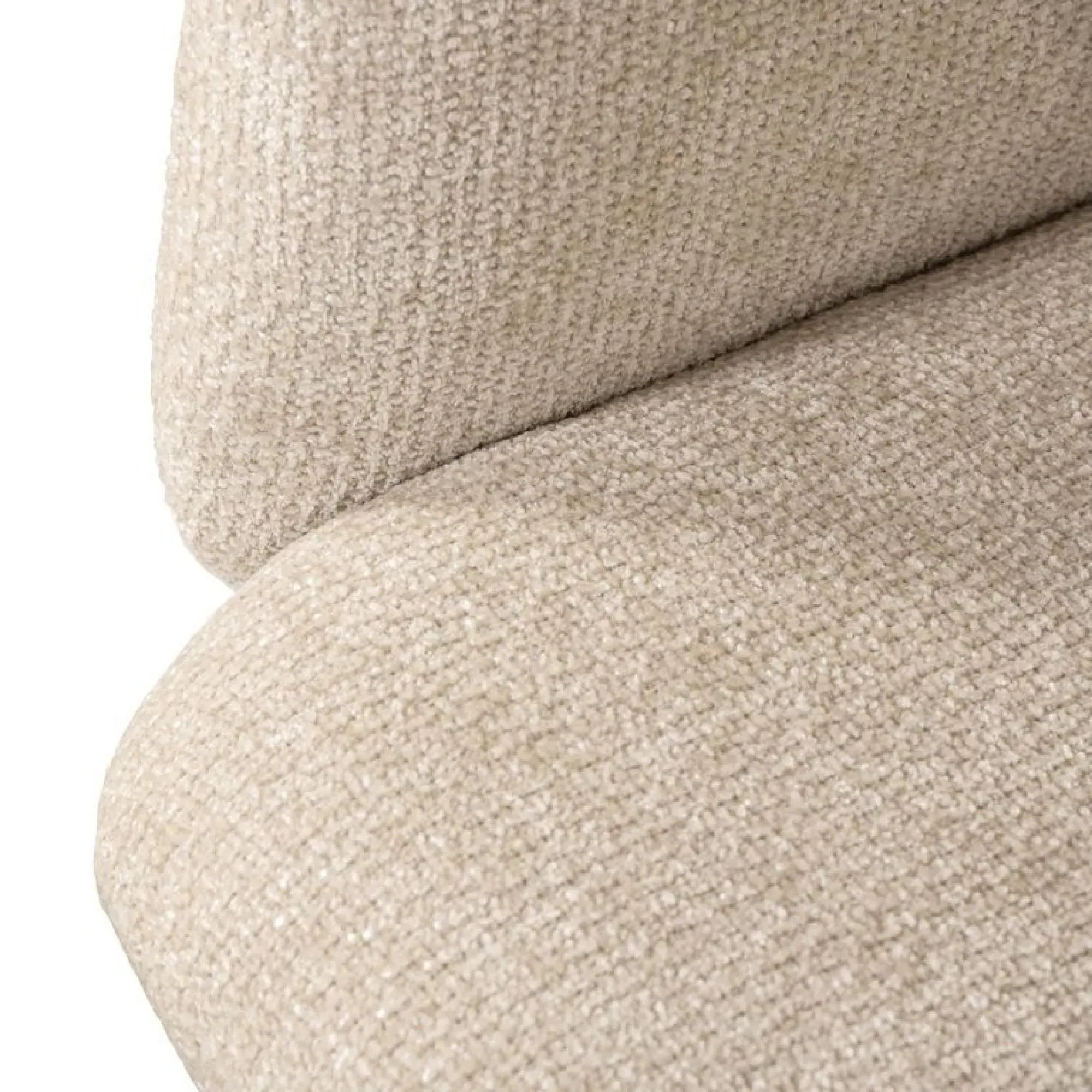 Madeline Swivel Chair - Cream, Fabric