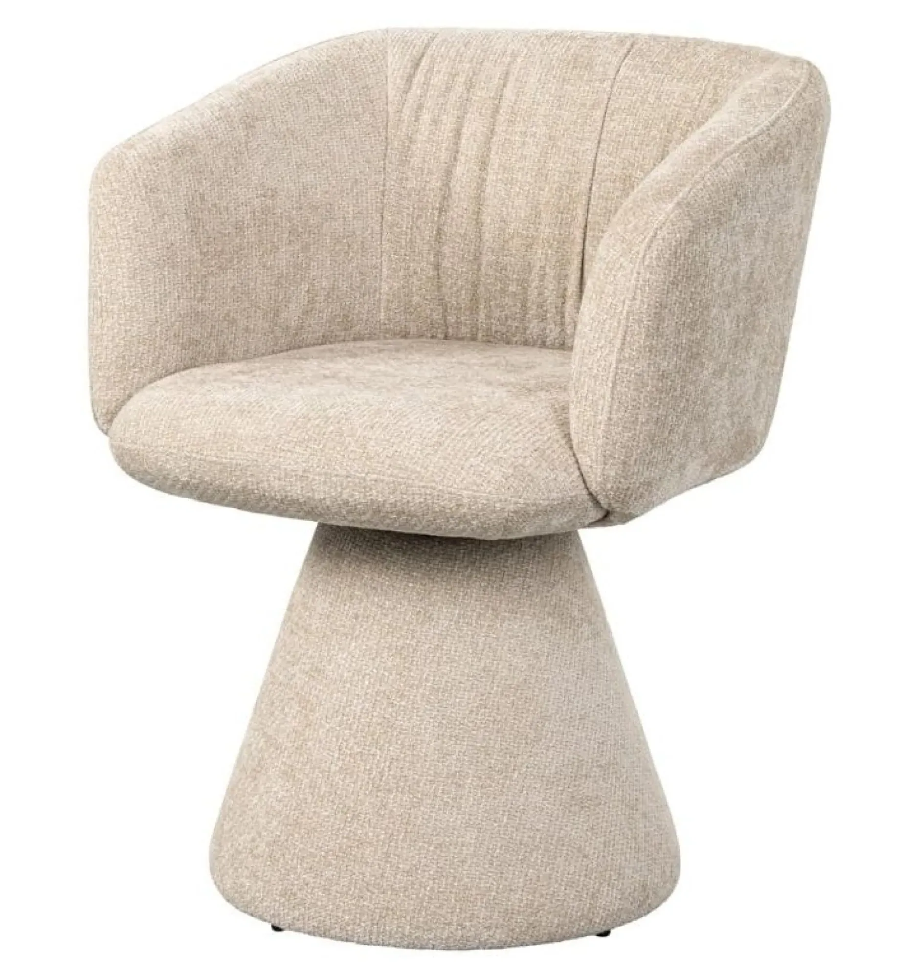 Madeline Swivel Chair - Cream, Fabric