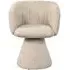 Madeline Swivel Chair - Cream, Fabric