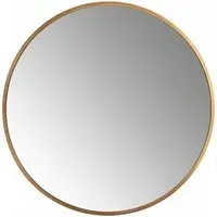 Maeron Round Wall Mirror - Gold