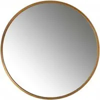 Maeron Round Wall Mirror - Gold
