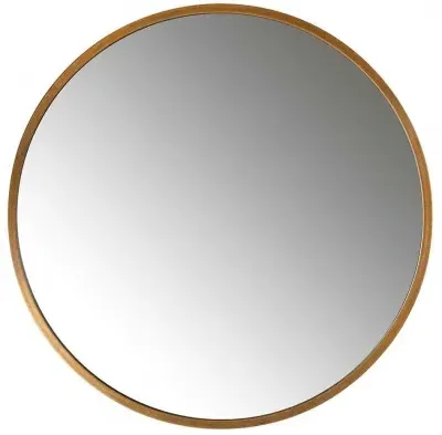 Maeron Round Wall Mirror - Gold image