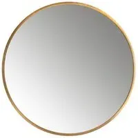 Maevy Round Wall Mirror - Gold