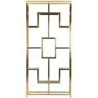 Magnus Open Shelving Unit - Black, Glass