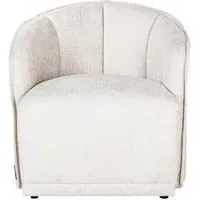 Maryse Accent Chair - Cream, Fabric