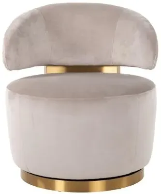 Maxime Accent Chair - Khaki, Velvet image