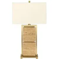 Meyra Table Lamp - Antique Brass