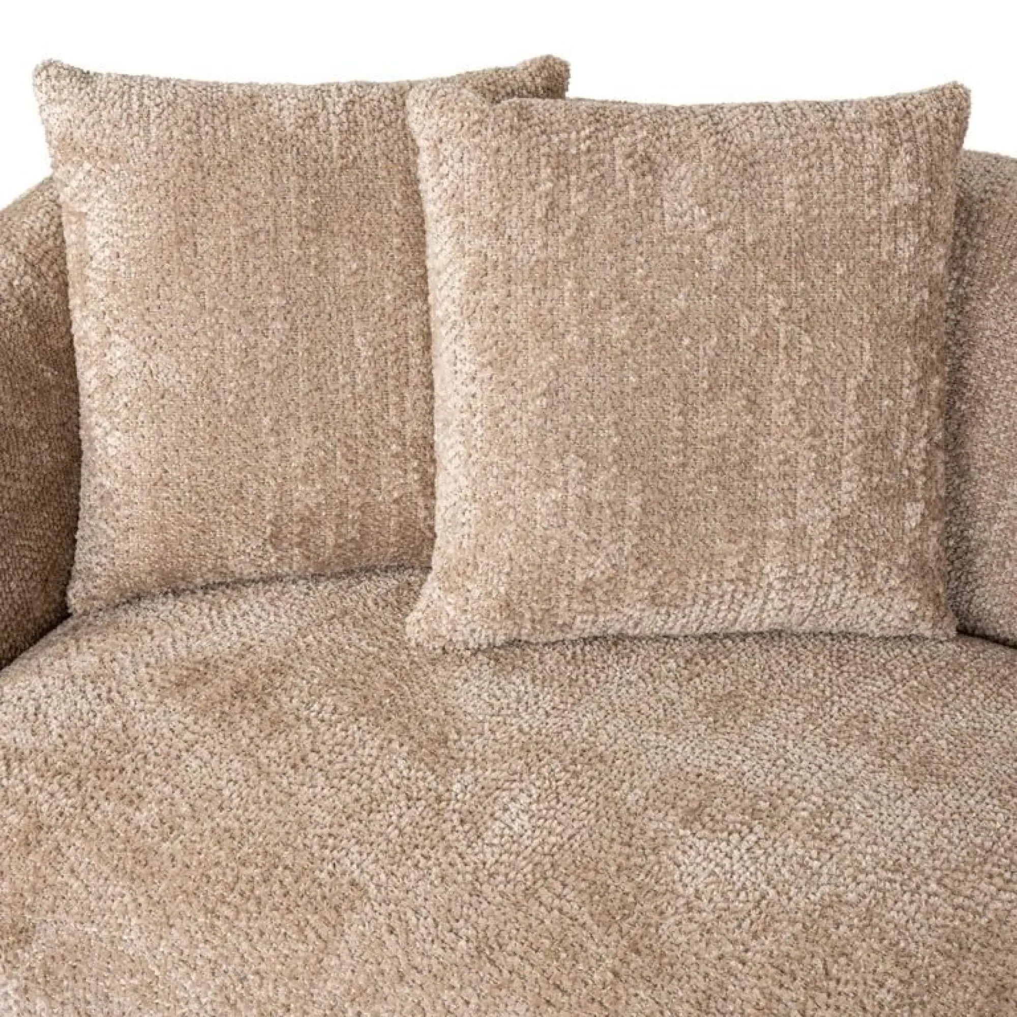 Milania 4-Seater Sofa - Beige, Fabric