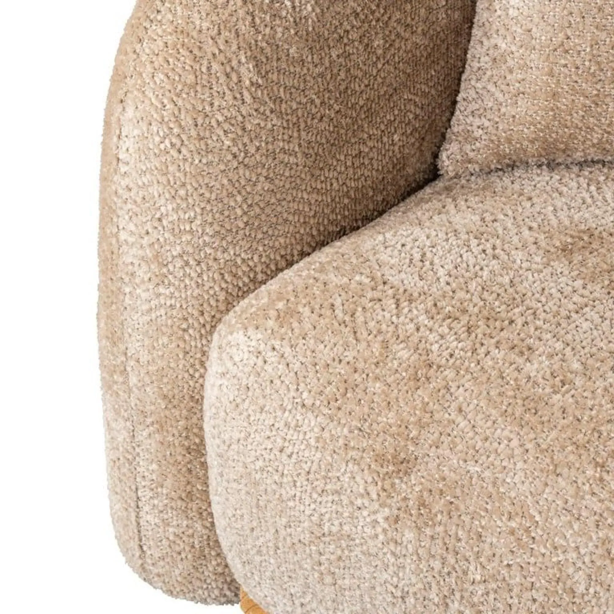 Milania 4-Seater Sofa - Beige, Fabric