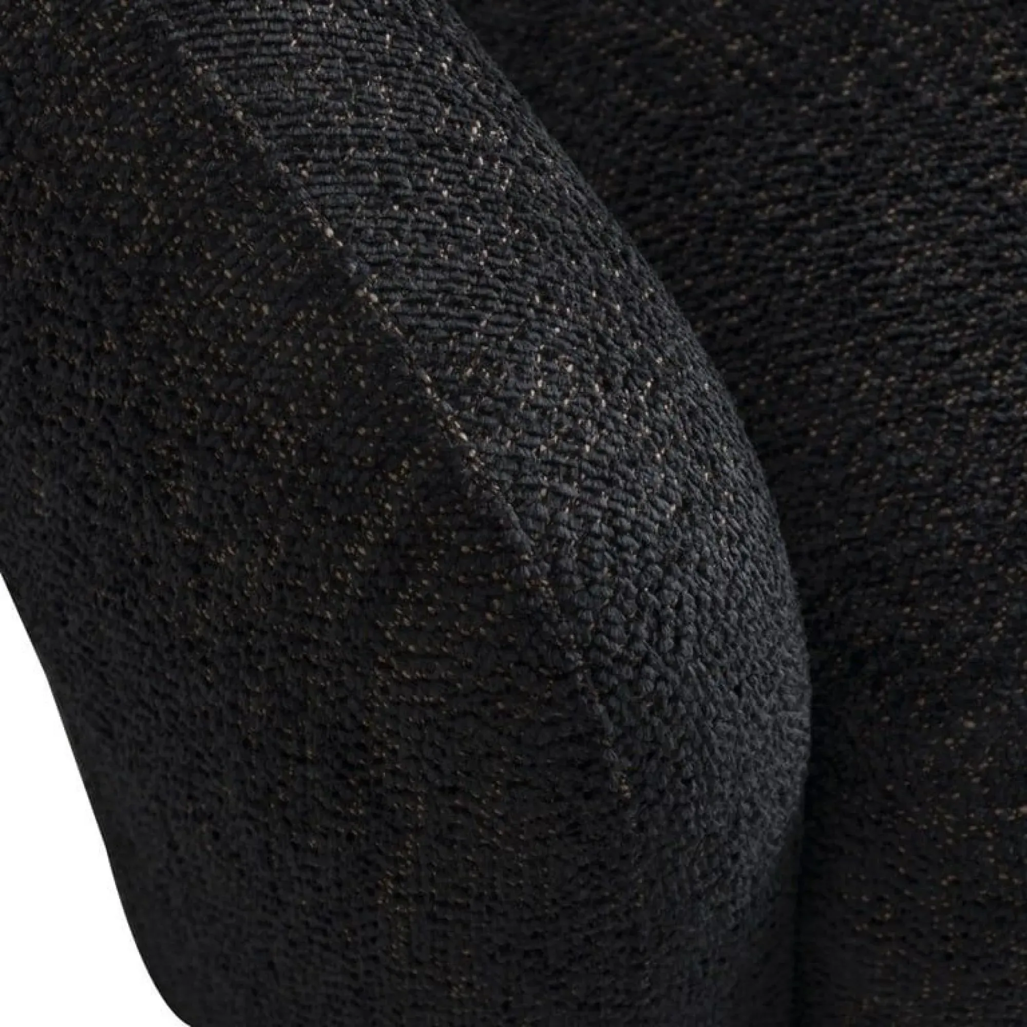 Milania Accent Chair - Black, Fabric