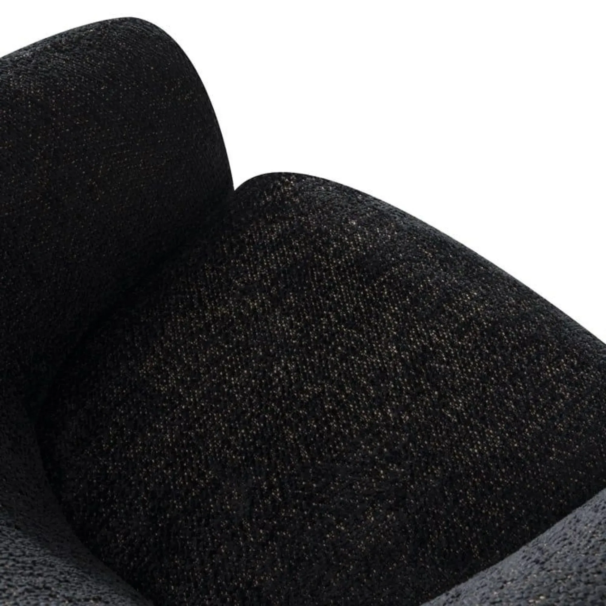 Milania Accent Chair - Black, Fabric