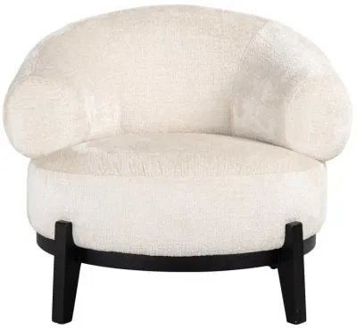 Montana Accent Chair - White, Chenille