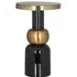 Mose Round Side Table - Gold, Black