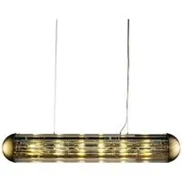 Mula Crystal Pendant Light - Bronze