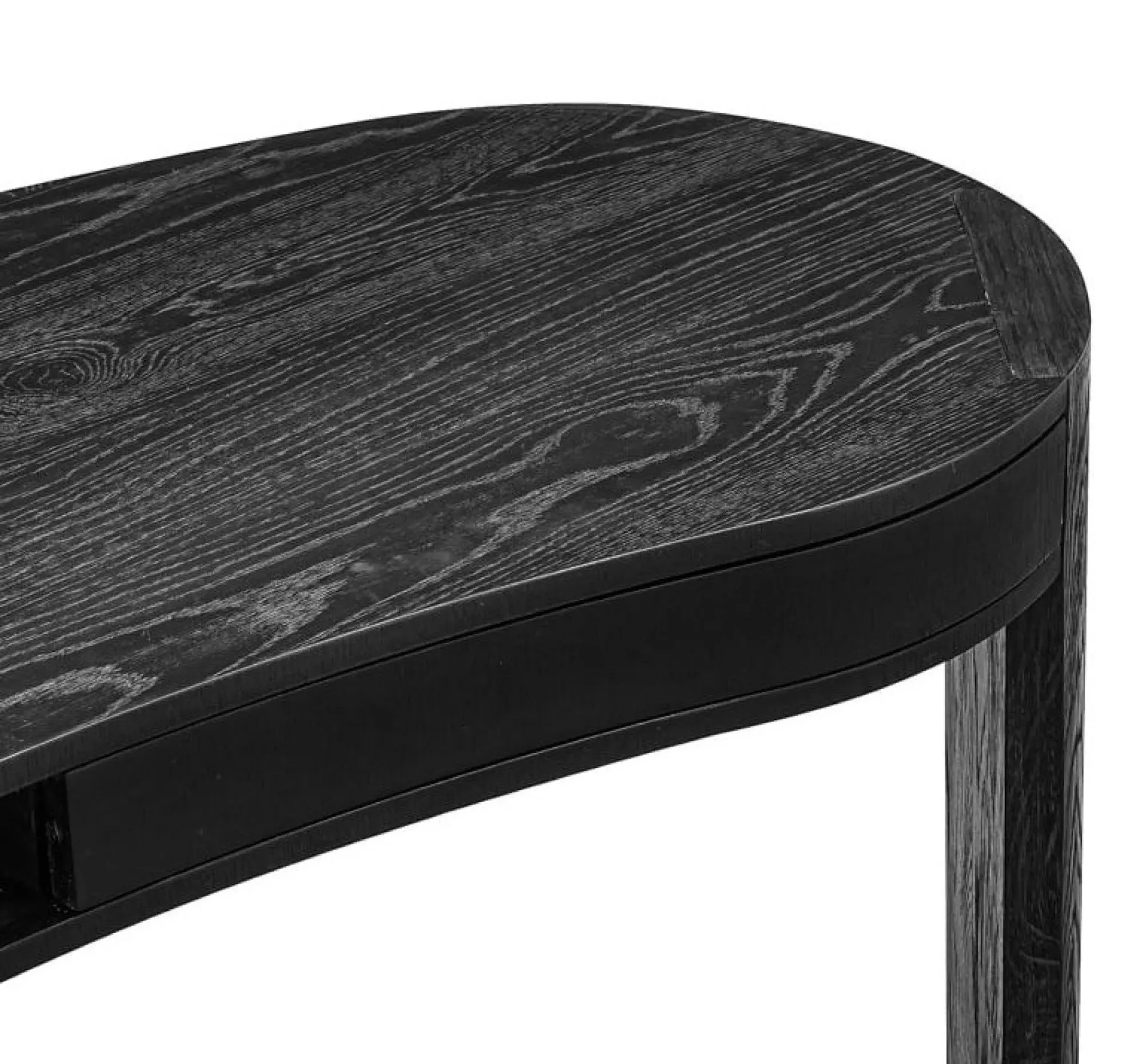 Navarino 1 Drawer Writing Desk - Dark Coffee